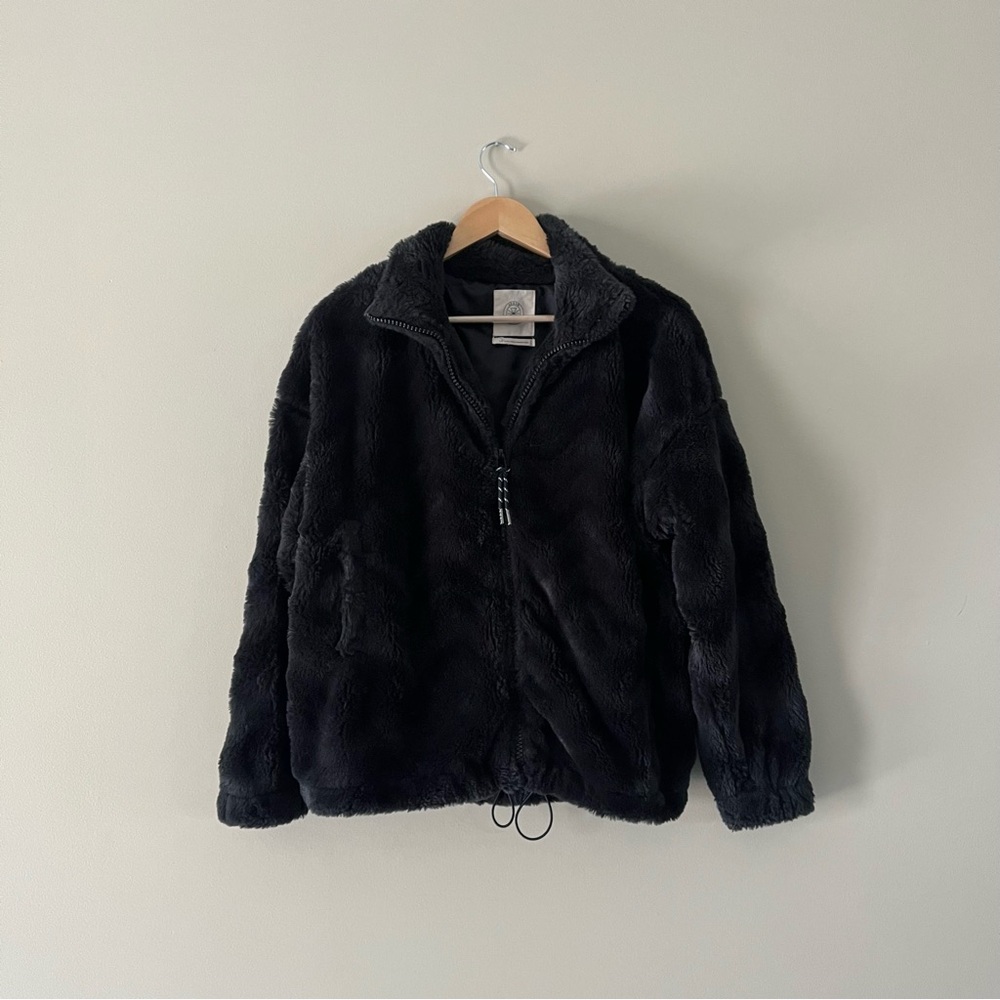 Urban Outfitters Black Vegan Fur Jacket